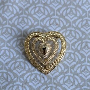 Gold Heart Pendant